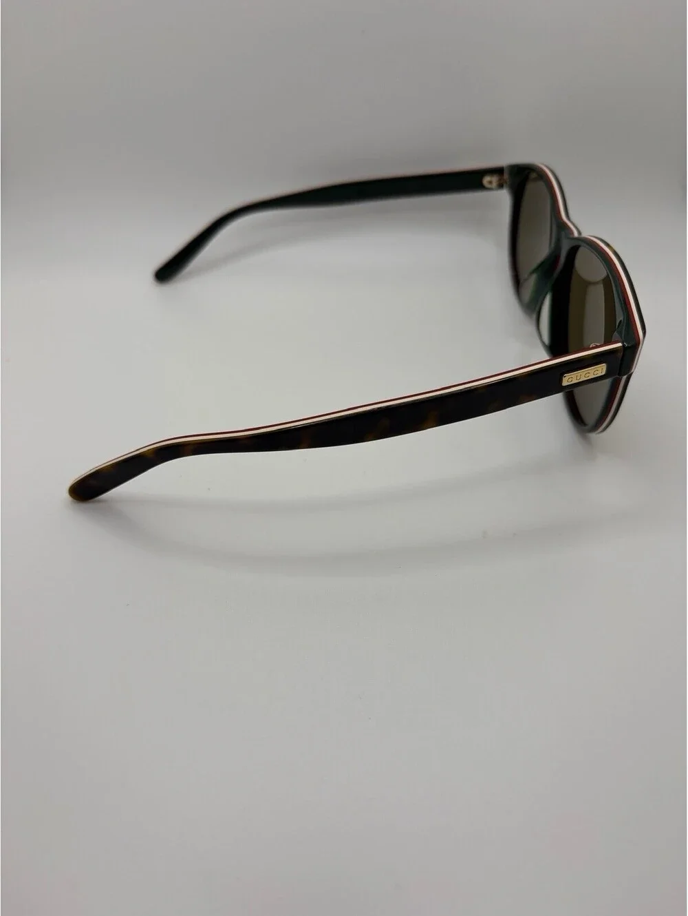 Gucci Round Oval Tortoise Brown Havana GG0271S 57-15-150 With Gucci Case